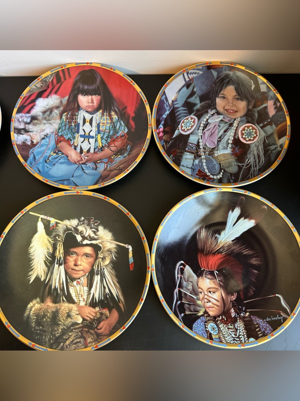 Lenox 1994 Decorative Collector Plates - Don Crowley